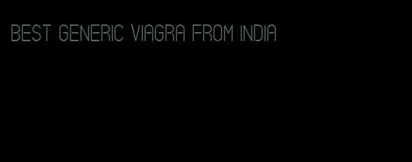 best generic viagra from India