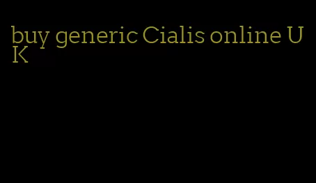 buy generic Cialis online UK