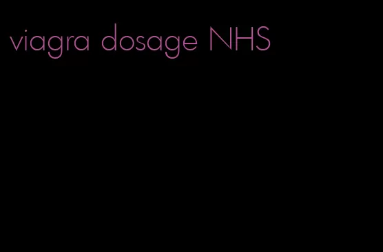 viagra dosage NHS
