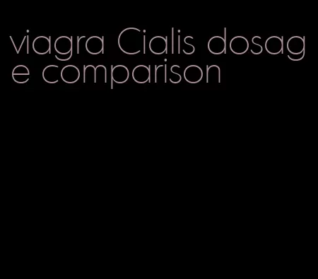 viagra Cialis dosage comparison