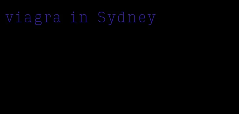 viagra in Sydney