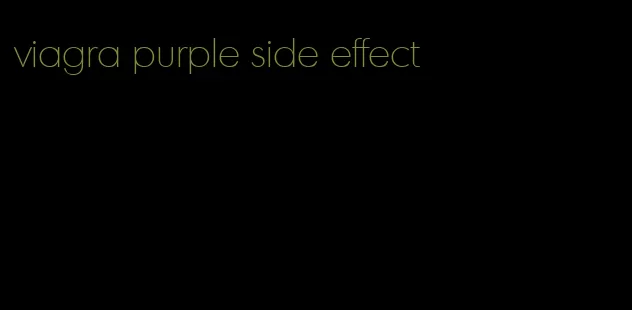 viagra purple side effect