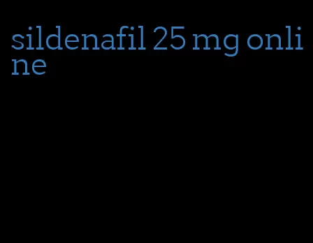 sildenafil 25 mg online