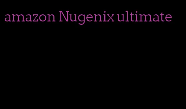 amazon Nugenix ultimate