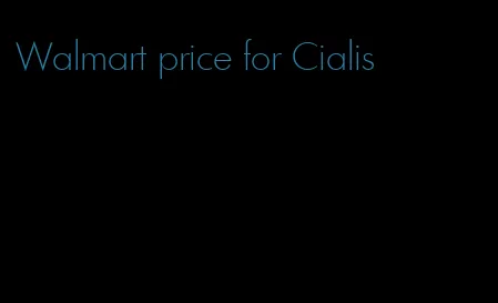 Walmart price for Cialis