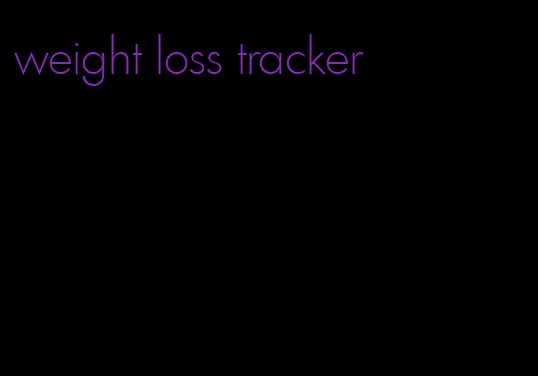 weight loss tracker