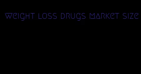weight loss drugs market size