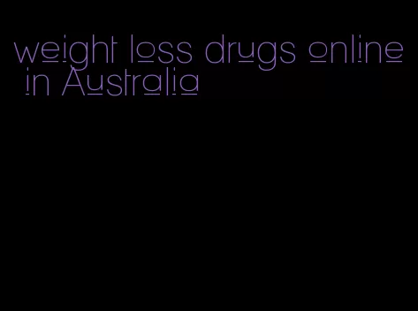 weight loss drugs online in Australia