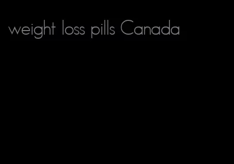 weight loss pills Canada