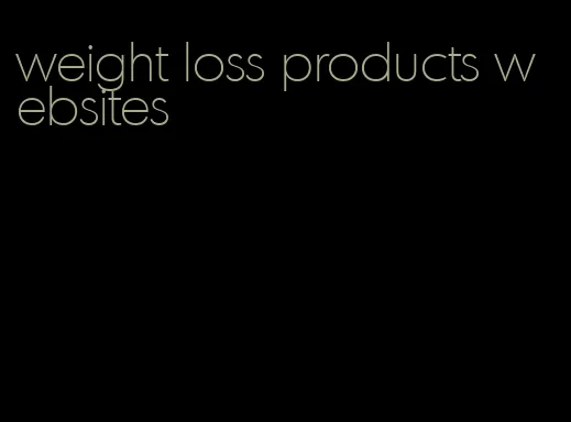 weight loss products websites