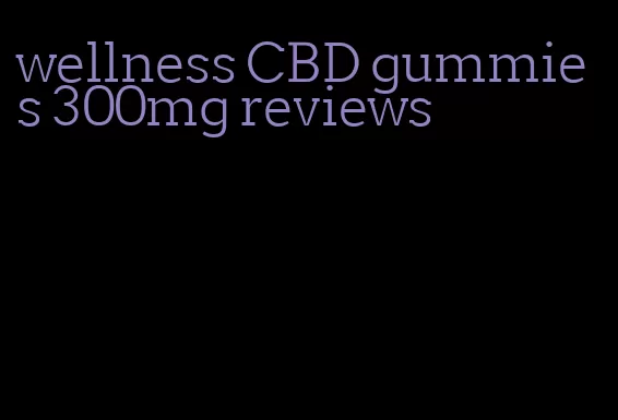 wellness CBD gummies 300mg reviews