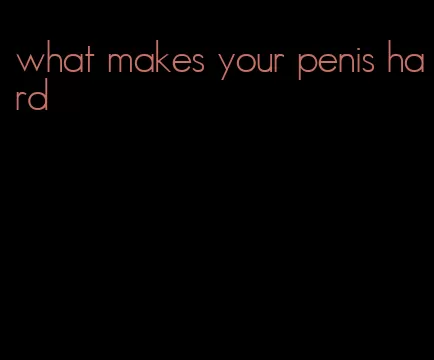 what makes your penis hard