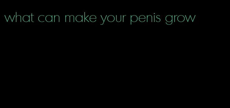 what can make your penis grow