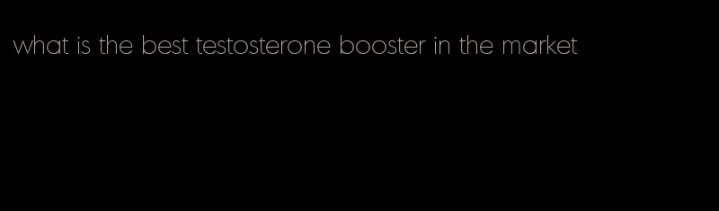 what is the best testosterone booster in the market