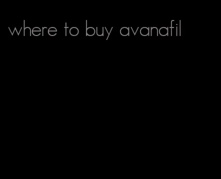 where to buy avanafil
