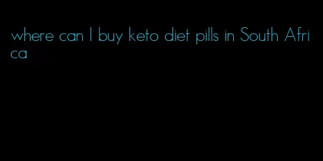 where can I buy keto diet pills in South Africa