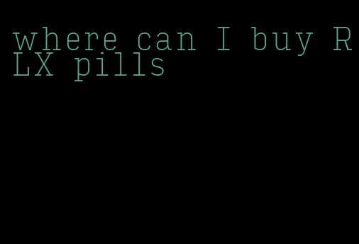 where can I buy RLX pills