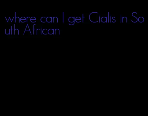 where can I get Cialis in South African