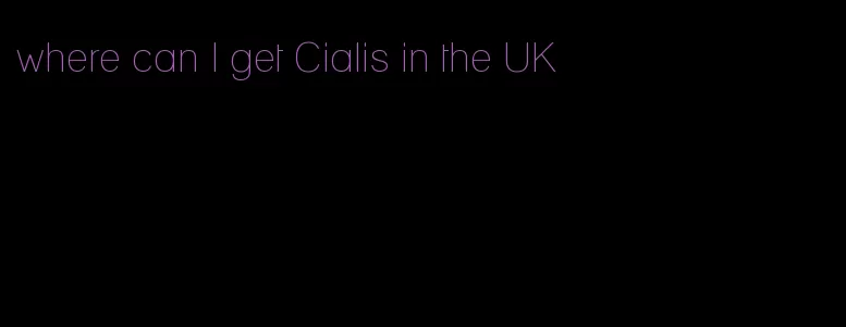 where can I get Cialis in the UK