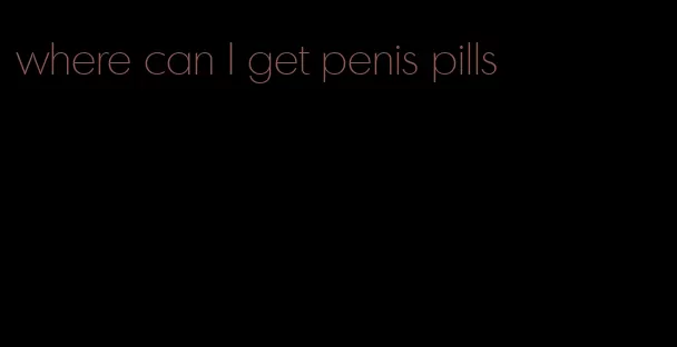 where can I get penis pills