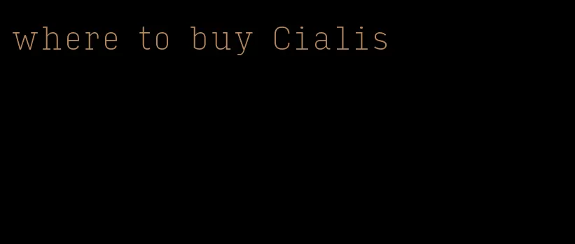where to buy Cialis