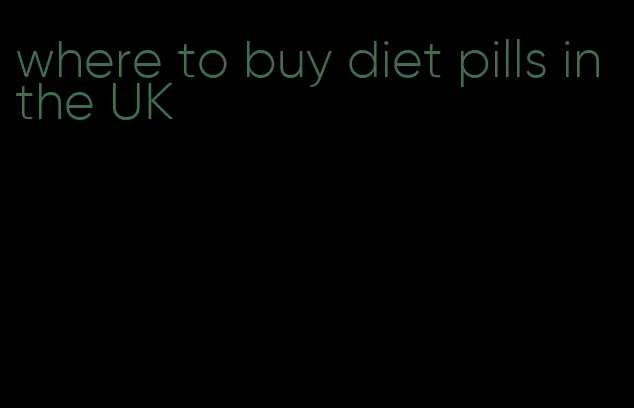 where to buy diet pills in the UK