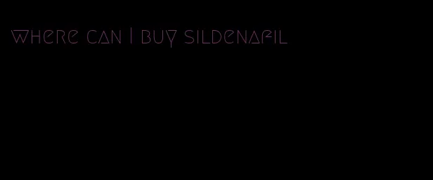 where can I buy sildenafil