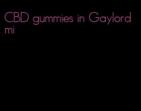 CBD gummies in Gaylord mi