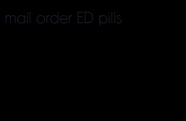 mail order ED pills