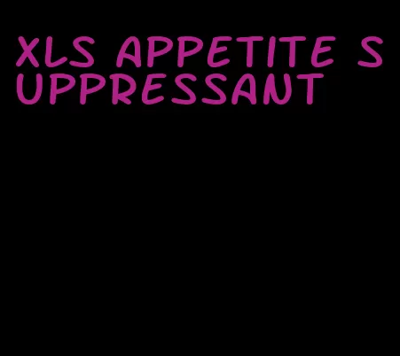 xls appetite suppressant