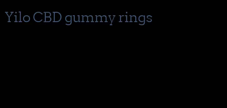 Yilo CBD gummy rings