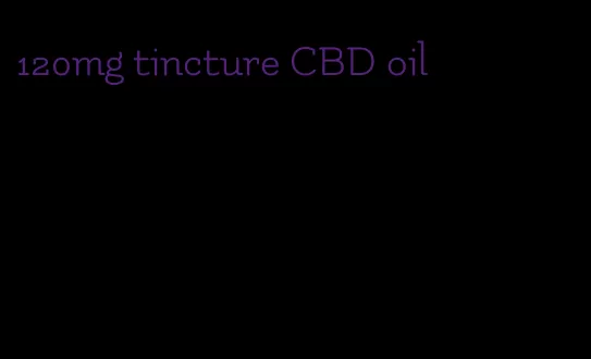 120mg tincture CBD oil