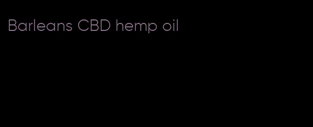 Barleans CBD hemp oil