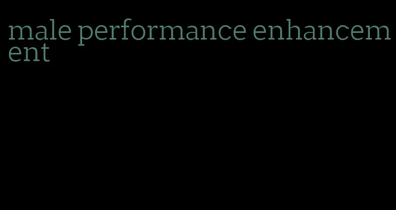 male performance enhancement